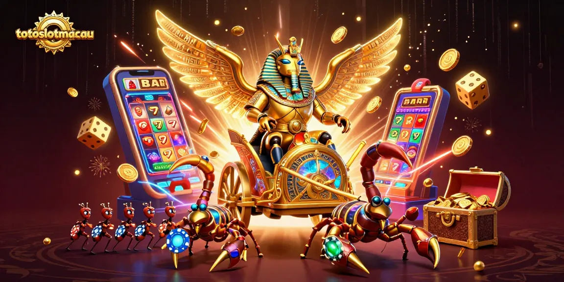 Spin the reels with excitement at totoslotmacau with an engaging 3D casino scene.