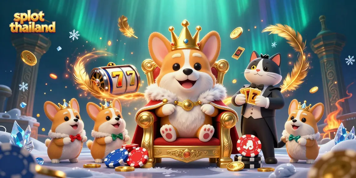 Experience thrilling gameplay at slot thailand with engaging 3D characters in a vibrant casino scene.