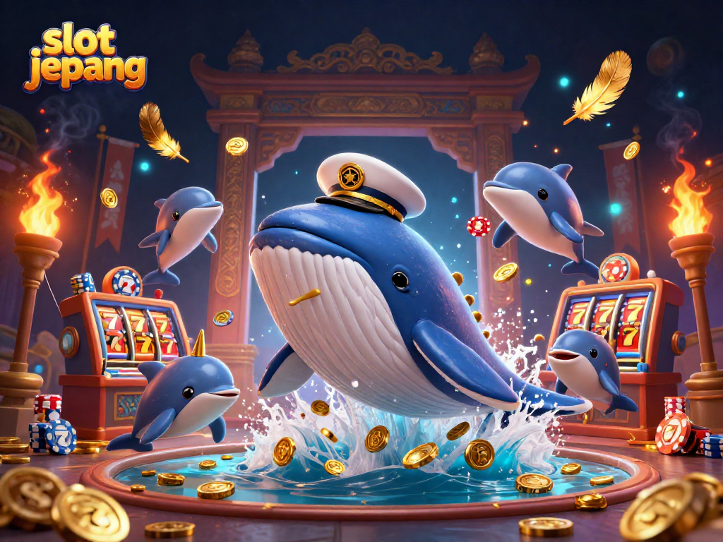 Experience thrilling wins at slot jepang with a vibrant casino scene full of lively characters.