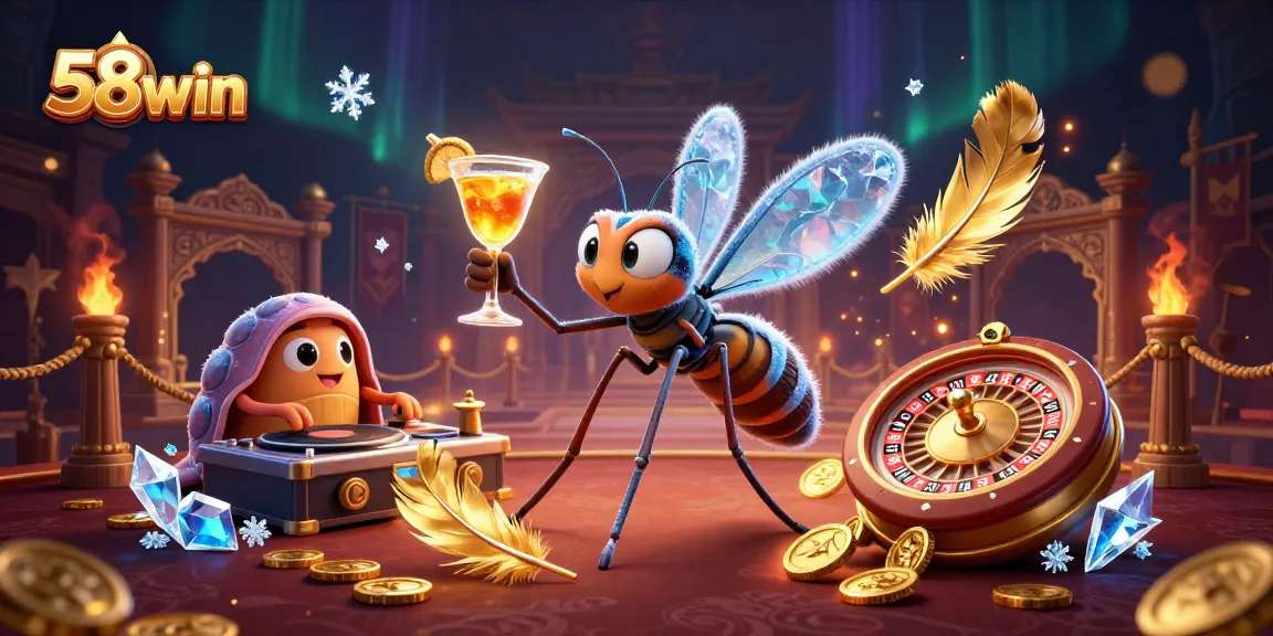 Participate in exciting gameplay at 58win with vibrant casino characters and thrilling elements.