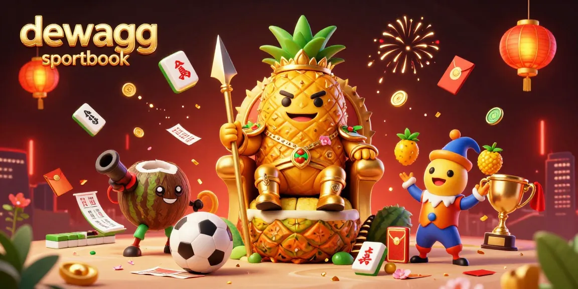 Dive into the excitement of dewagg sportbook with a vibrant 3D illustration showcasing its unique betting experience, highlighting sports themes.