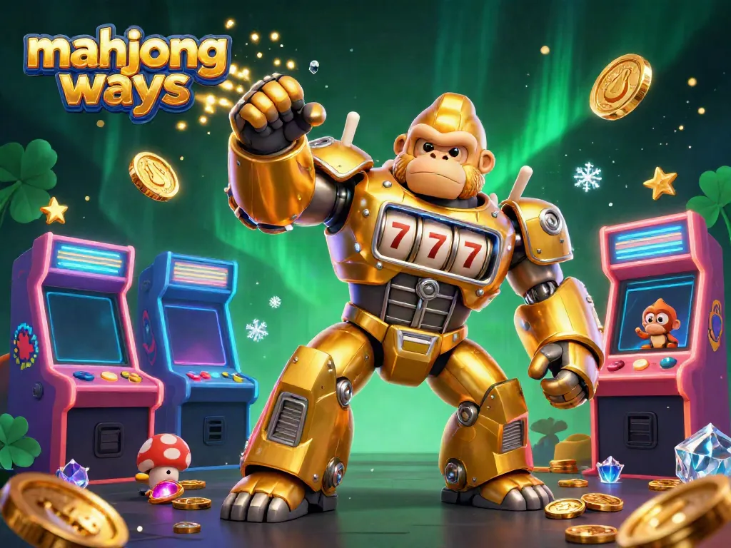 Menggali kesenangan dengan mahjong ways dalam ilustrasi 3D penuh warna slot dengan mesin dan simbol berkilau