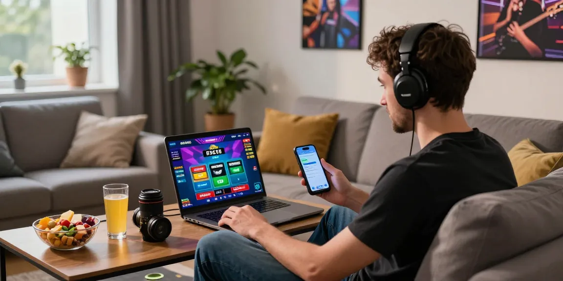 UK player at home enjoying online gaming with credit card options on https://sii.org.uk/ with a cozy setup.