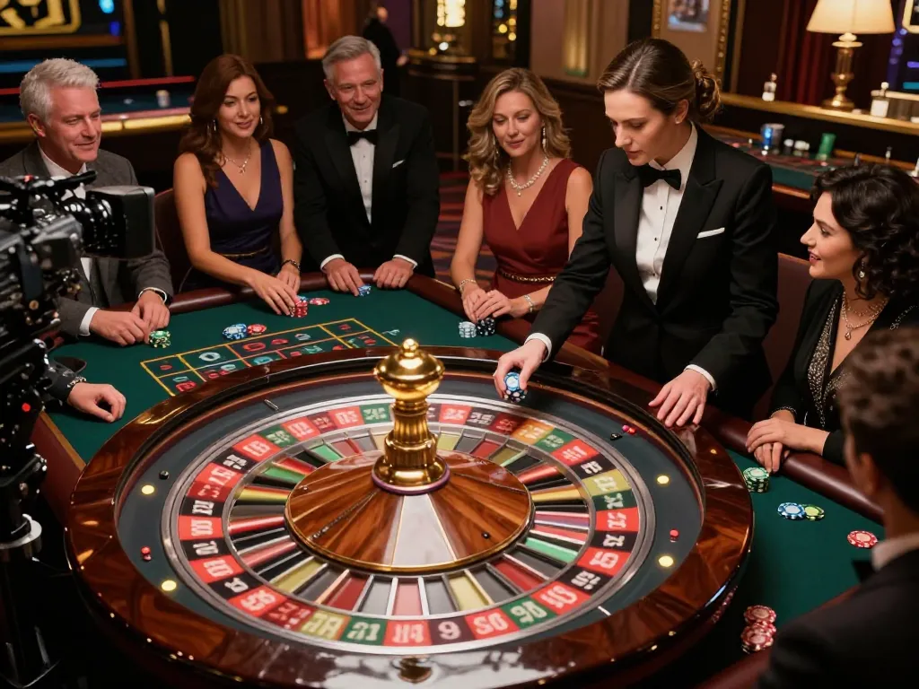 Engaged players at a roulette table experience excitement at nhà cái cm88 casino.