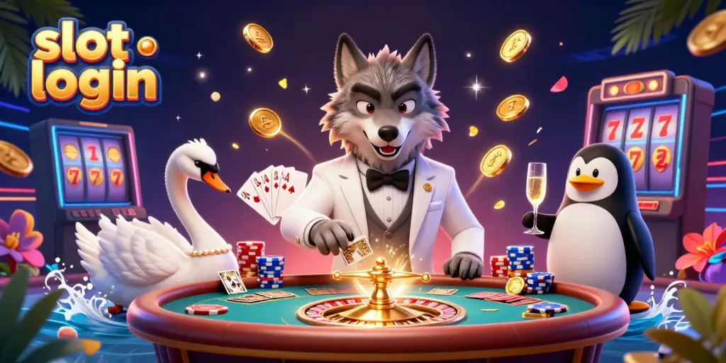 Rasakan sensasi bermain slot login dengan presentasi unik yang penuh koin emas dan permainan menarik.