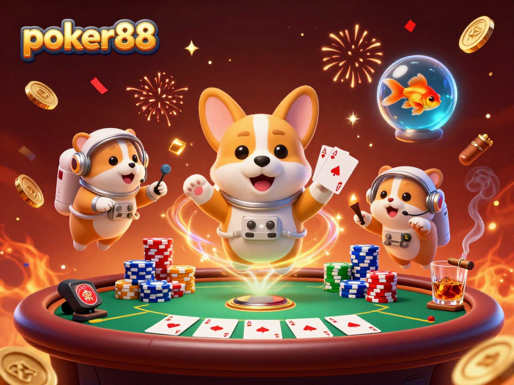 Poker88 menyajikan petualangan kasino luar angkasa dengan karakter lucu dan permainan kartu.