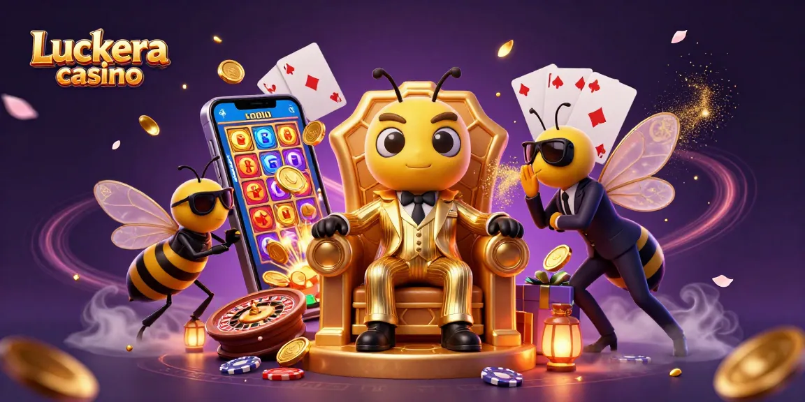 Experience thrilling gameplay at Luckera casino with vibrant animations and colorful slot games