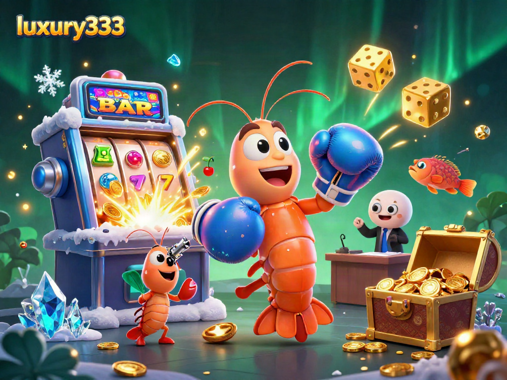 Gambarlah pengalaman bermain luxury333 dengan jackpot slot dan karakter unik dalam suasana kasino yang hidup.