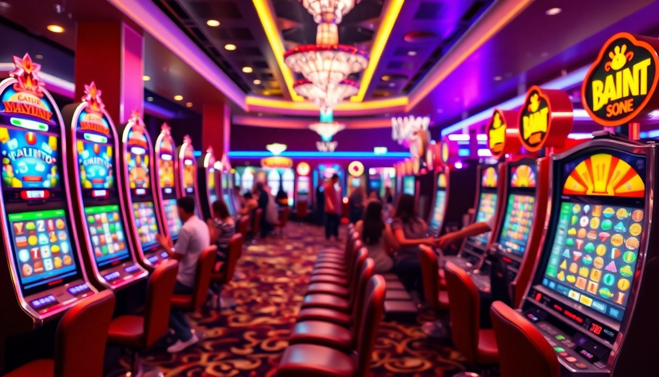 Menangkan taruhan slot online di kasino dengan berbagai mesin yang cerah dan menarik.