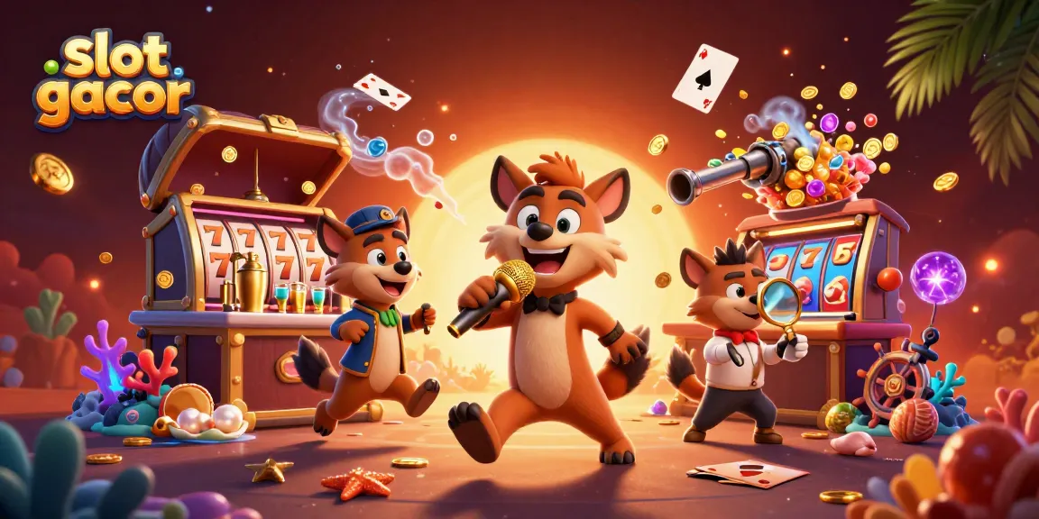 Menangkan slot gacor di casino lucu dengan hiu, bartender, dan pengawal.