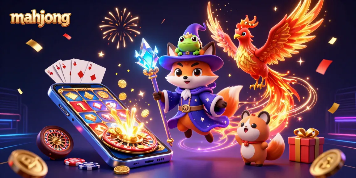 Engage in exciting mahjong slot adventures with dynamic characters and vibrant game elements.