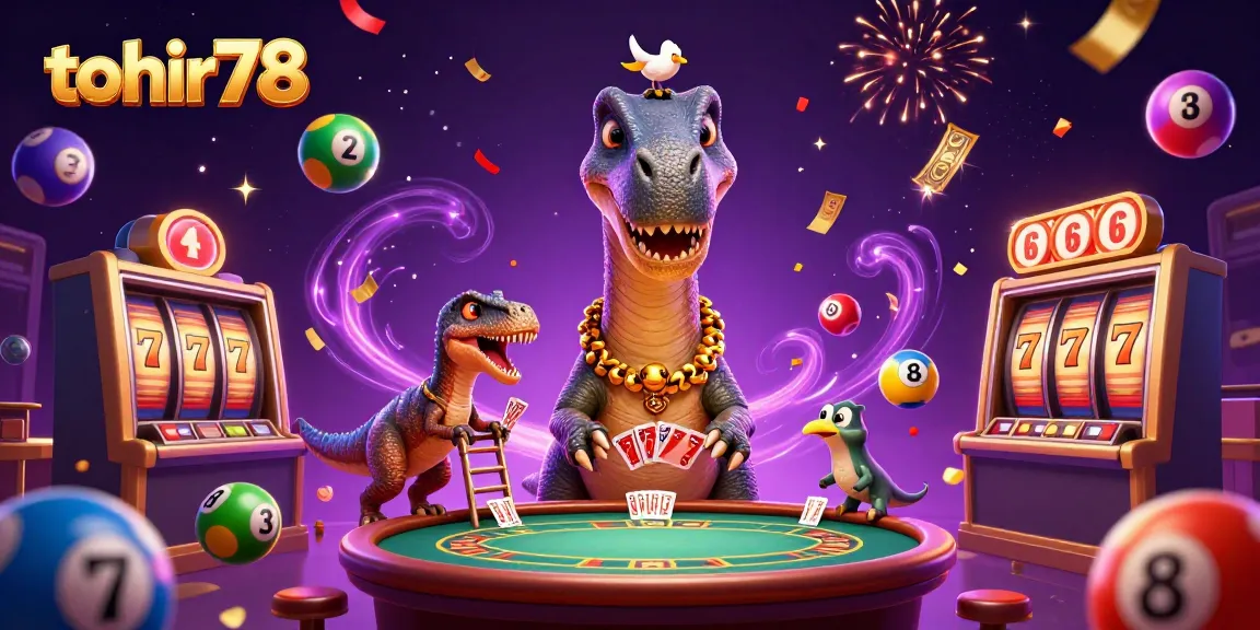 Raih jackpot slot secara mudah dengan tohir78, dilengkapi karakter 3D darat dan elemen permainan menarik.
