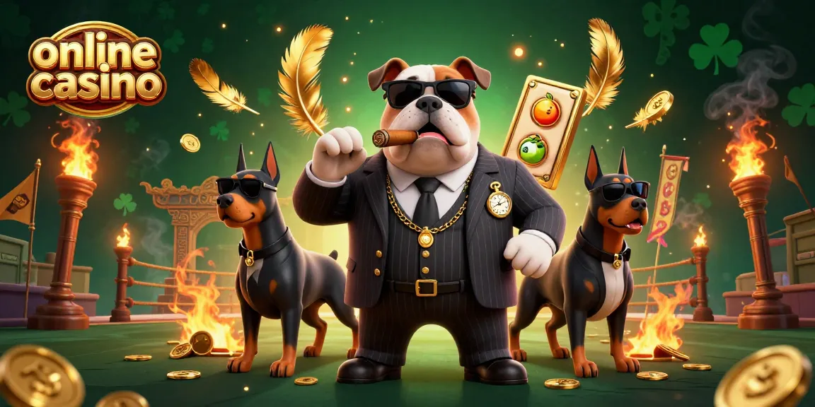 Engage in the excitement of an online casino with vivid characters and dynamic elements.