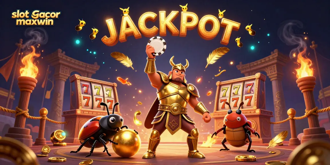 Experience the exhilarating slot gacor maxwin with our vibrant casino-themed illustration showcasing victory!