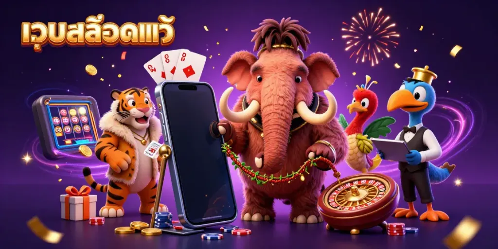 Experience the thrill of เว็บสล็อตแท้ with a dynamic bouncer and VIP guests in a lively casino scene.