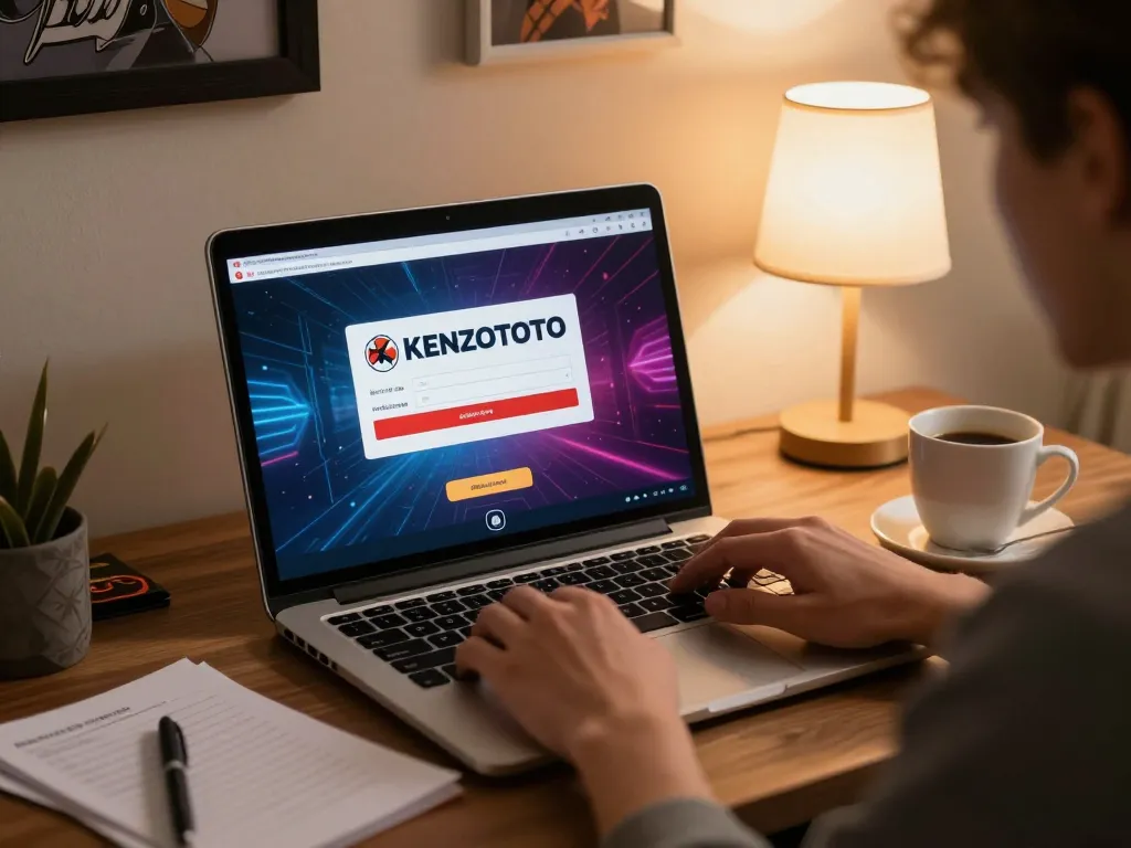 Moment menarik di login KENZOTOTO saat seorang pemain menganalisis strategi permainan di rumah.