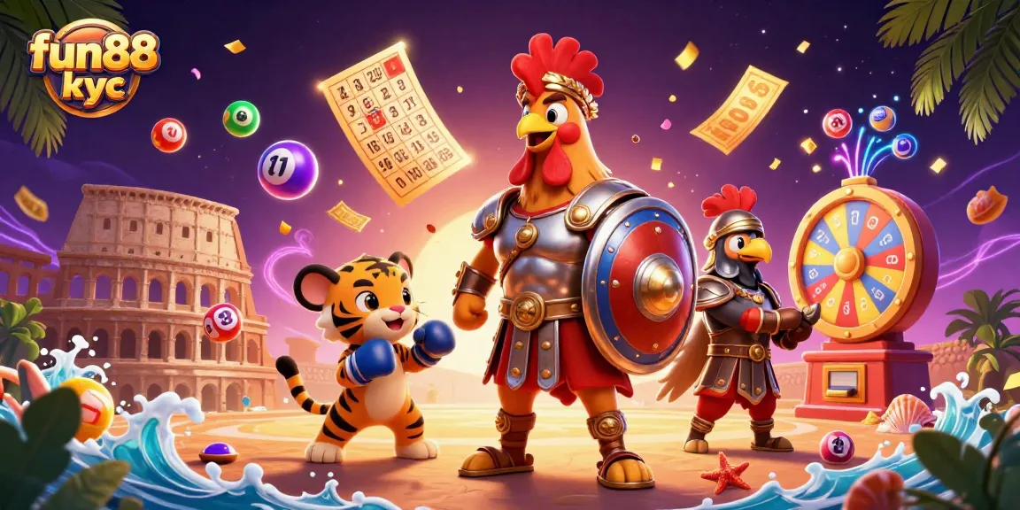Trải nghiệm cá cược tại fun88 kyc với những nhân vật 3D hấp dẫn trong khung cảnh sôi động.