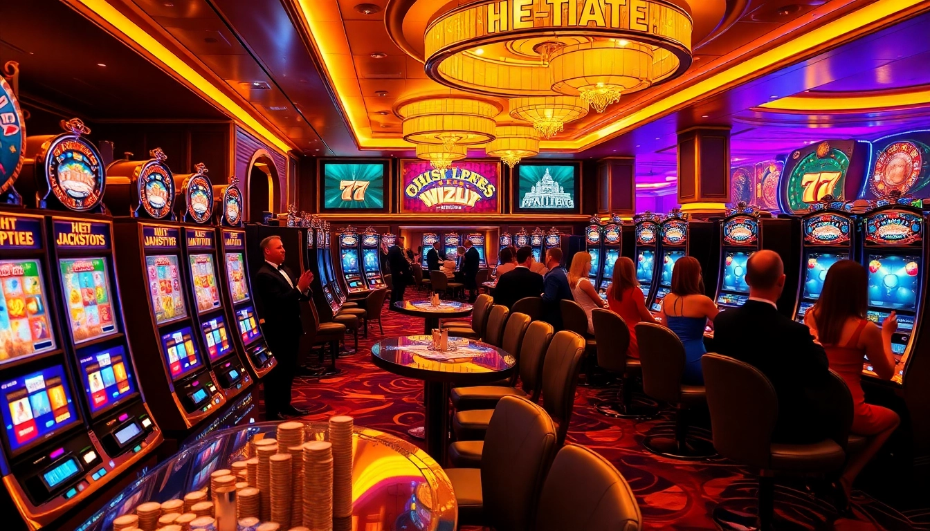 Experience excitement at idnslot with engaging slot machines and vibrant casino atmosphere.