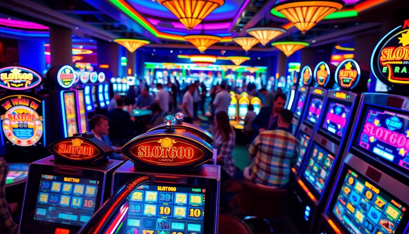 Menangkan taruhan Anda di SLOT6000 dengan mesin permainan yang mengagumkan dan suasana kasino yang ramai.