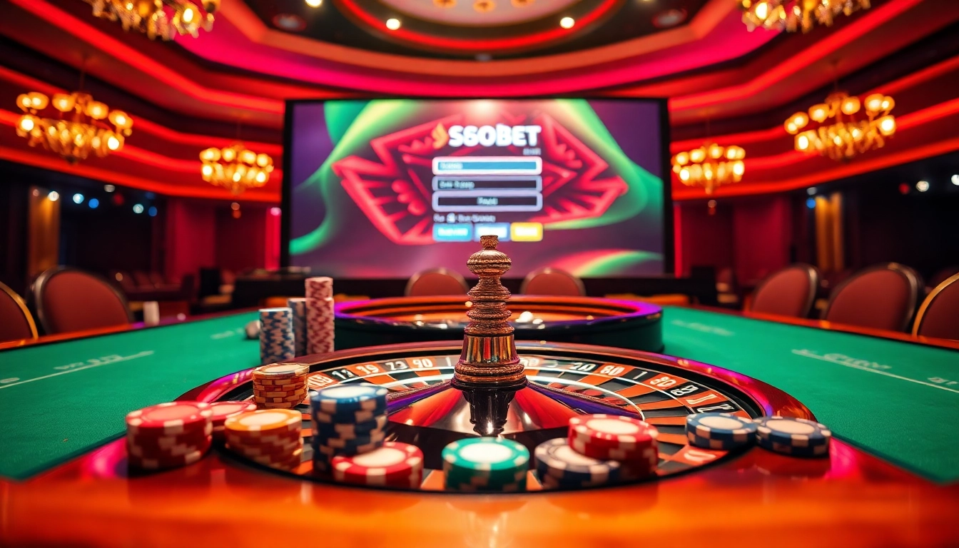 Experience sbobet login indonesia with exciting sports betting elements in a luxurious casino setup.