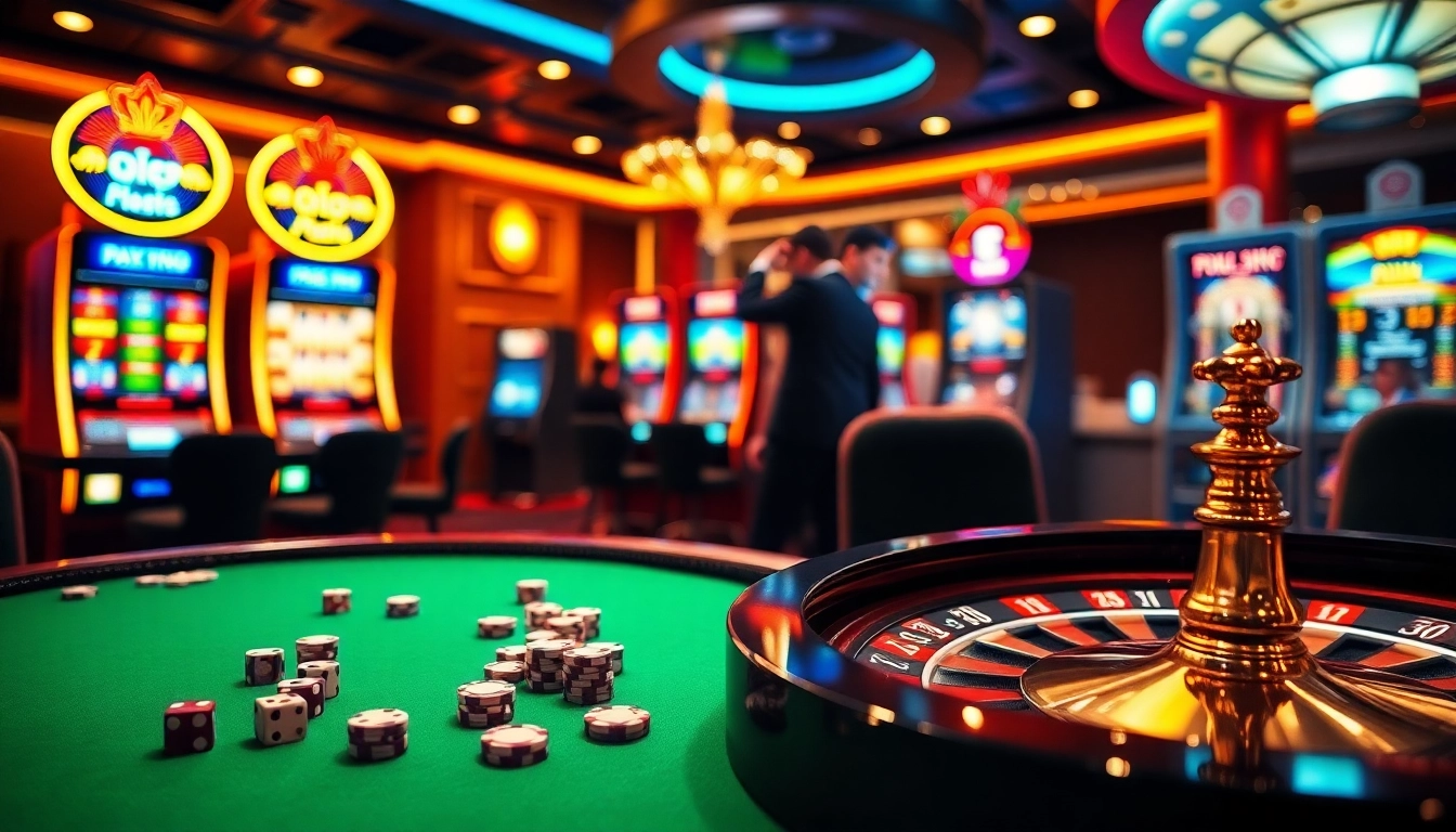 Gameplay excitement at situs nekatwin with players enjoying poker and slot machines.